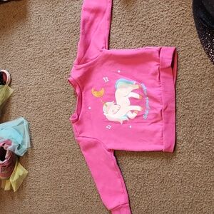 Falls Creek Pink Unicorn Kids Sweatshirt